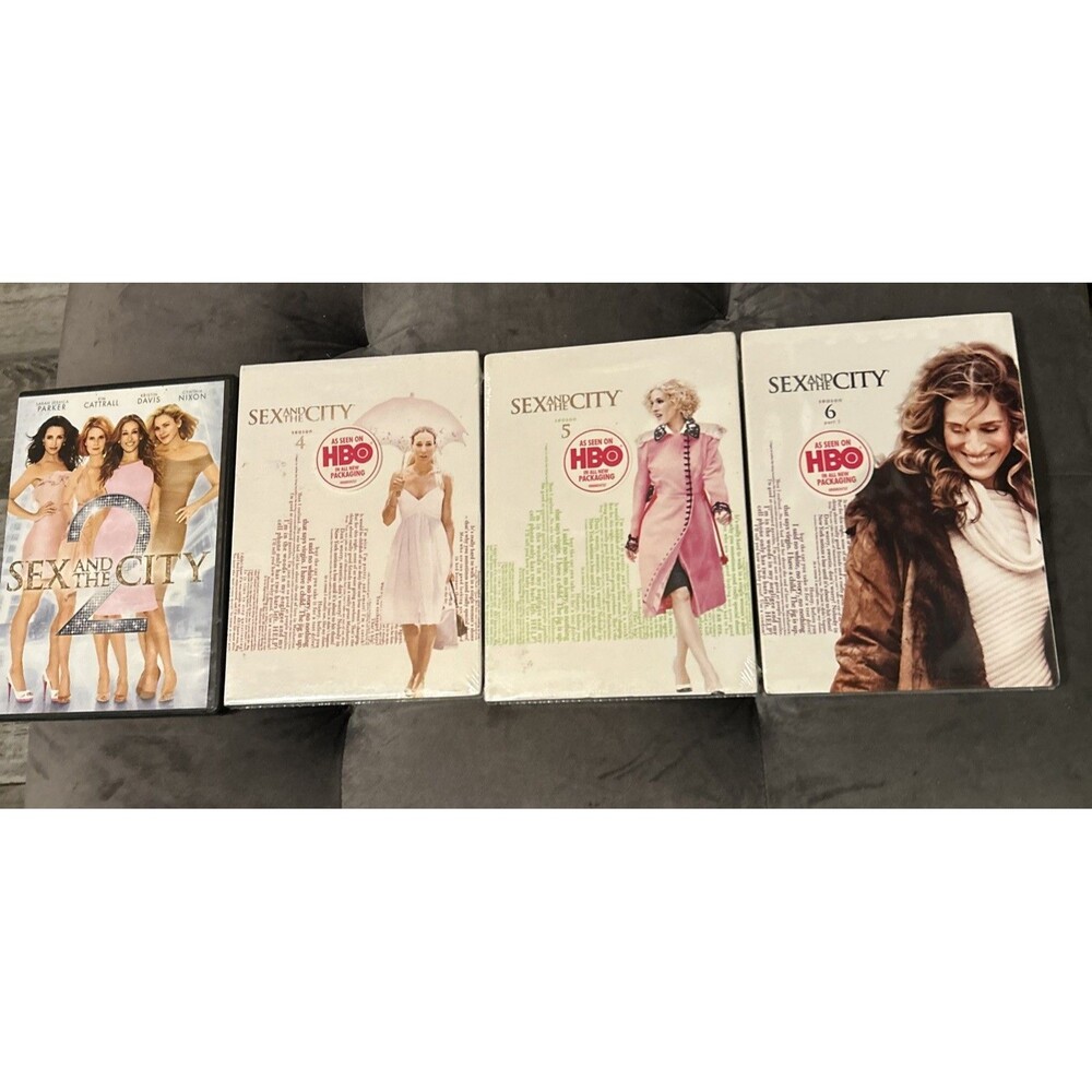 Lot Of 4: Sex and the City (DVD) Season 2 gently used Seasons 4-6 sealed New